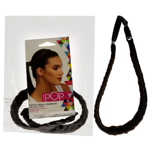 Hairdo Pop Fishtail Braid Headband - R6 Dark Chocolate by Hairdo for Women - 1 Pc Hair Band
