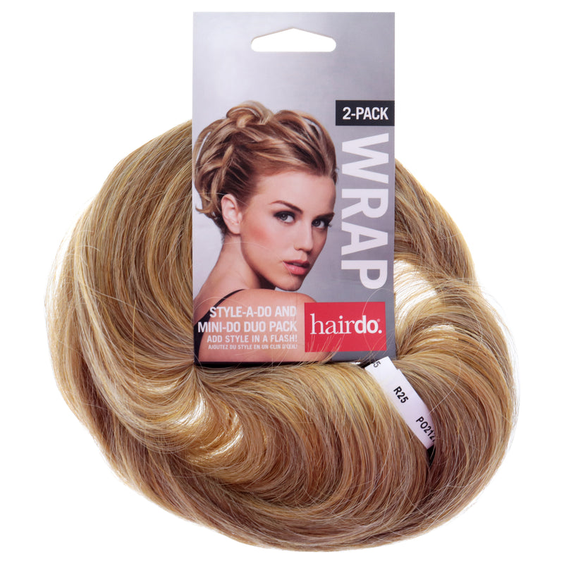 Hairdo Style-a-do And Mini-do Duo Pack - R25 Ginger Blonde by Hairdo for Women - 2 Pc Hair Wrap