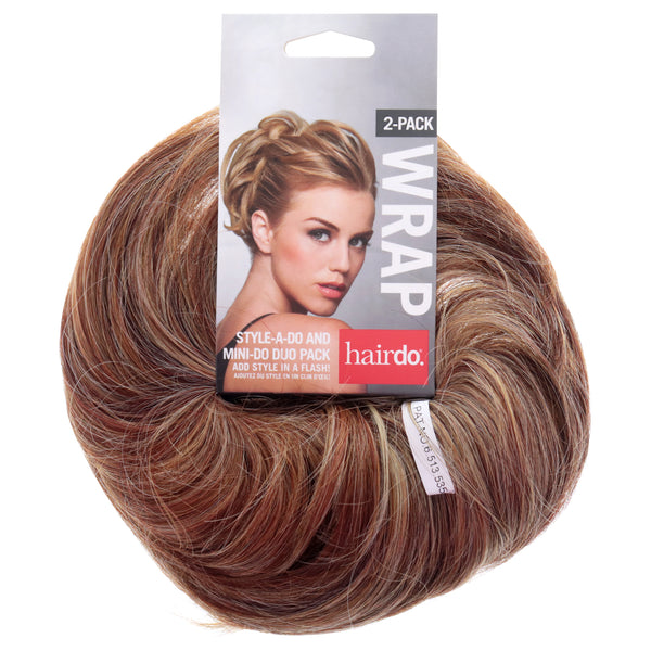 Hairdo Style-a-do And Mini-do Duo Pack - R29S Glazed Strawberry Red Blonde by Hairdo for Women - 2 Pc Hair Wrap