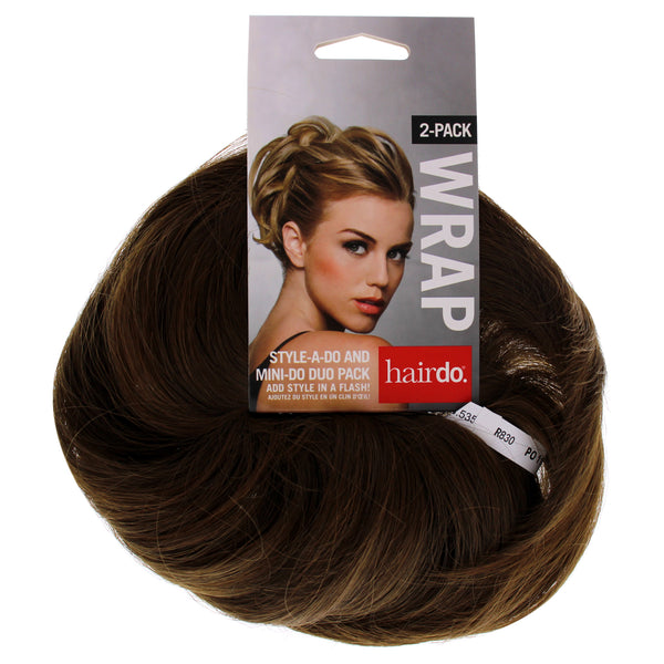 Hairdo Style-a-do and Mini-do Duo Pack - R830 Ginger Brown by Hairdo for Women - 2 Pc Hair Wrap