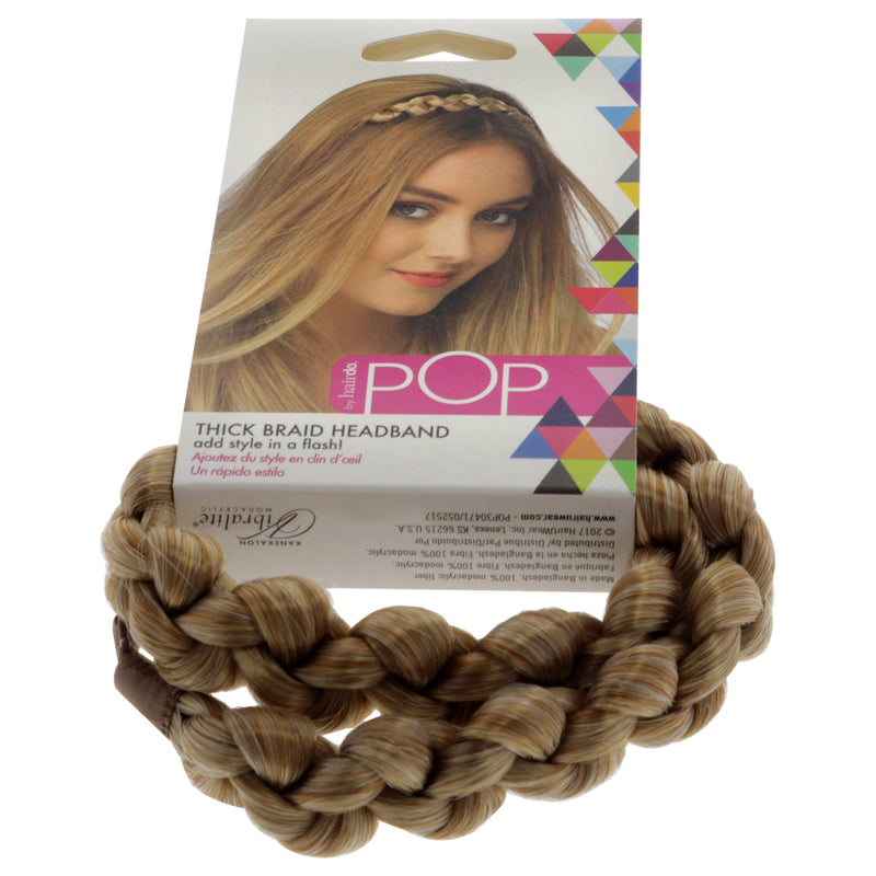 Hairdo Pop Thick Braid Headband - R25 Ginger Blonde by Hairdo for Women - 1 Pc Hair Band