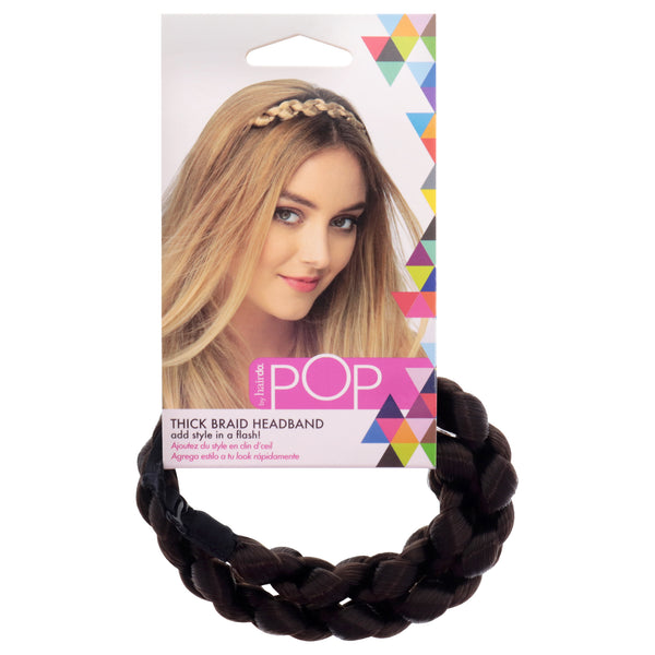 Hairdo Pop Thick Braid Headband - R6 Dark Chocolate by Hairdo for Women - 1 Pc Hair Band