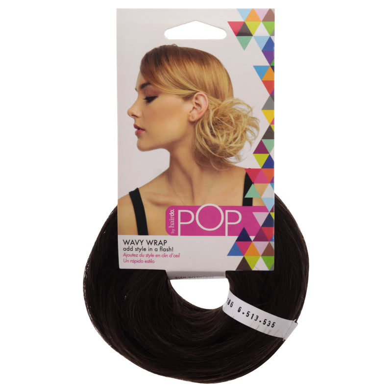 Hairdo Pop Wavy Wrap - R6 Dark Chocolate by Hairdo for Women - 1 Pc Hair Wrap