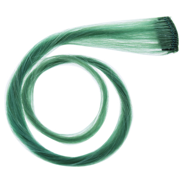 Hairdo Human Hair Color Strip - Teal by Hairdo for Women - 16 Inch Color Strip