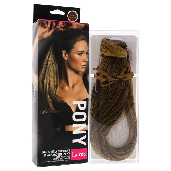 Hairdo Simply Straight Pony - R1416T Buttered Toast by Hairdo for Women - 18 Inch Hair Extension