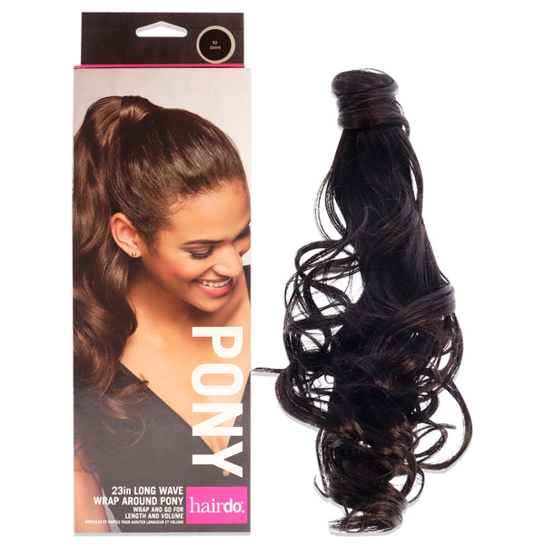 Hairdo Wave Wrap Around Pony - R2 Ebony by Hairdo for Women - 23 Inch Hair Extension