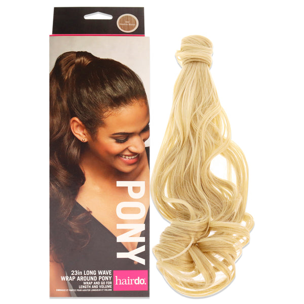 Hairdo Wave Wrap Around Pony - R22 Swedish Blonde by Hairdo for Women - 23 Inch Hair Extension