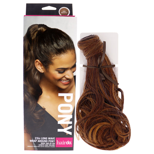 Hairdo Wave Wrap Around Pony - R28S Glazed Fire by Hairdo for Women - 23 Inch Hair Extension