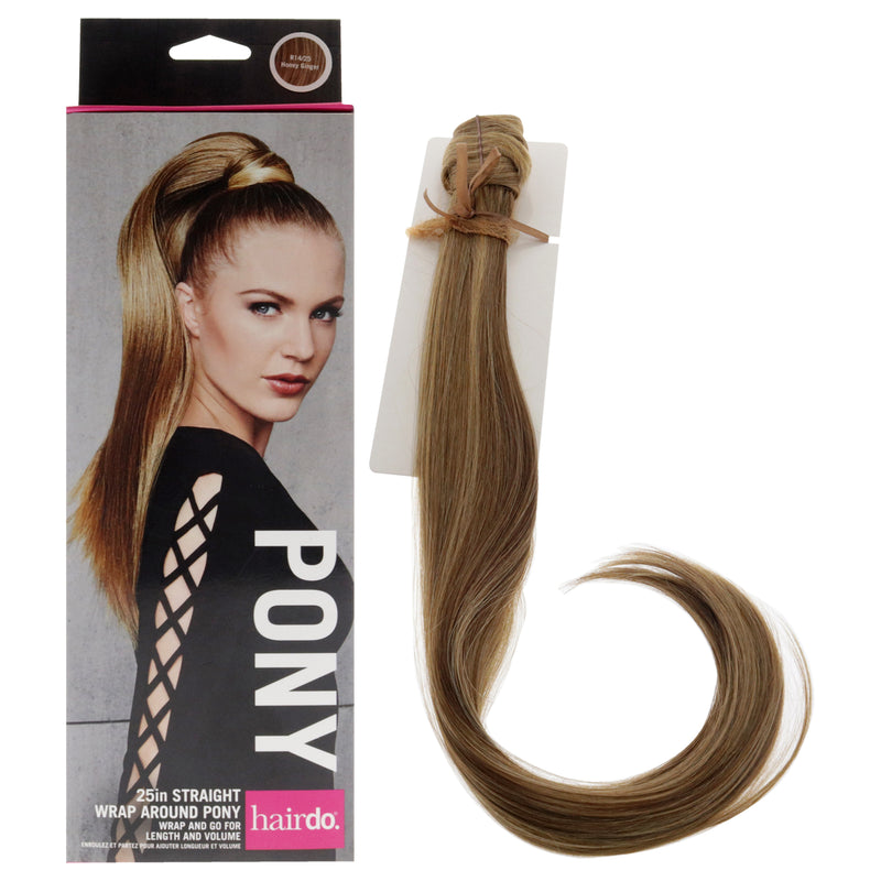 Hairdo Straight Wrap Around Pony - R14 25 Honey Ginger by Hairdo for Women - 25 Inch Hair Extension