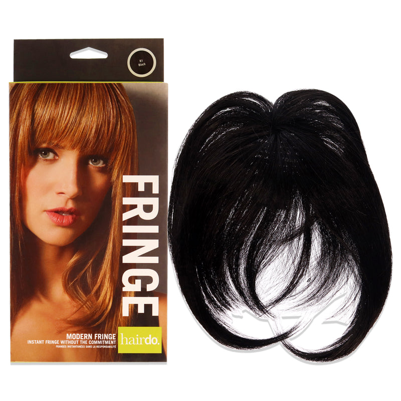 Hairdo Modern Fringe Clip In Bang - R1 Black by Hairdo for Women - 1 Pc Hair Extension