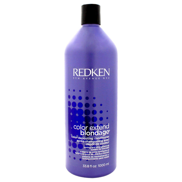 Redken Color Extend Blondage Color Depositing Conditioner by Redken for Unisex - 33.8 oz Conditioner