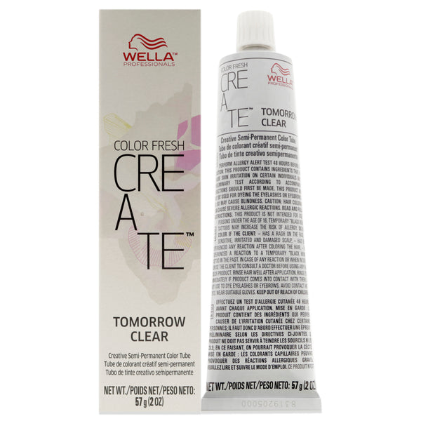 Wella Color Fresh Create Semi-Permanent Color - Tomorrow Clear by Wella for Unisex - 2 oz Hair Color