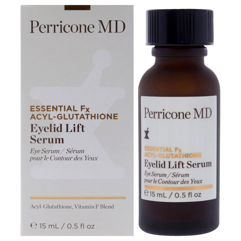 Perricone MD Essential FX Acyl-Glutathione Eyelid Lift Serum by Perricone MD for Unisex - 0.5 oz Serum