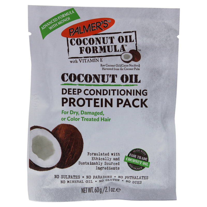 Palmers Coconut Oil Deep Conditioning Protein Pack by Palmers for Unisex - 2.1 oz Conditioner