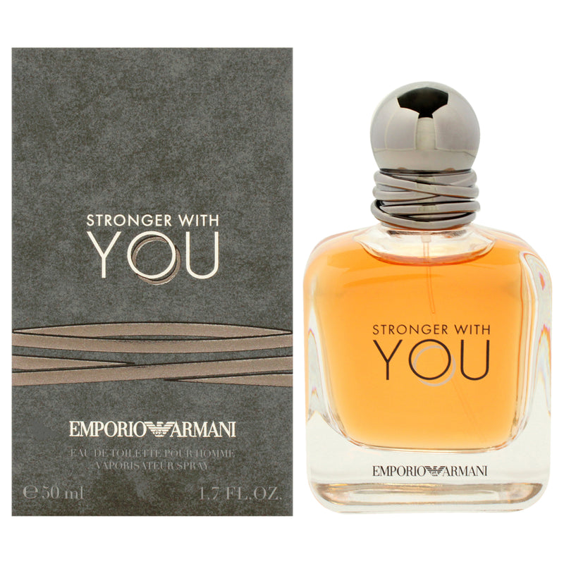 Giorgio Armani Emporio Armani Stronger With You by Giorgio Armani for Men - 1.7 oz EDT Spray