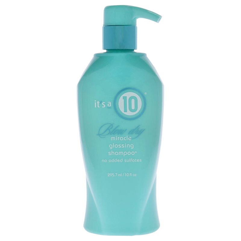It's A 10 Miracle Blow Dry Glossing Shampoo by Its A 10 for Unisex - 10 oz Shampoo