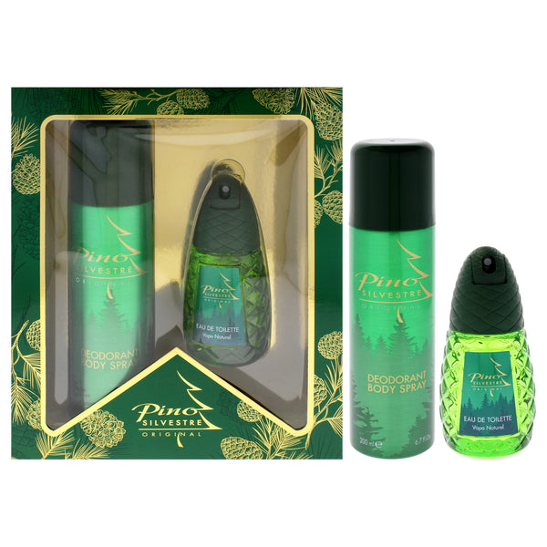 Pino Silvestre Pino Silvestre by Pino Silvestre for Men - 2 Pc Gift Set 2.5oz EDT Spray, 6.7oz Deodorant Body Spray