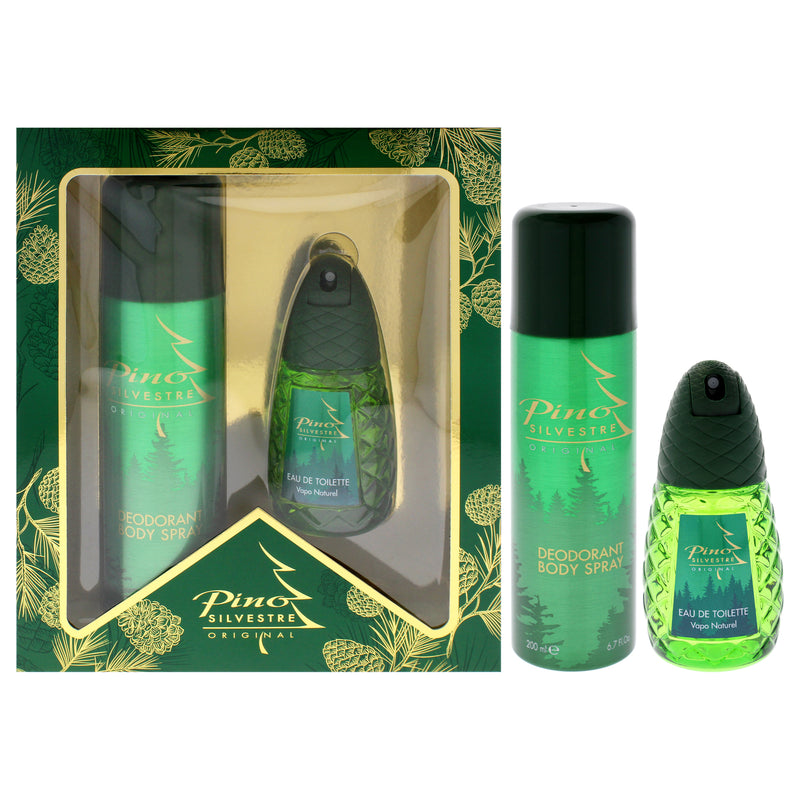 Pino Silvestre Pino Silvestre by Pino Silvestre for Men - 2 Pc Gift Set 2.5oz EDT Spray, 6.7oz Deodorant Body Spray