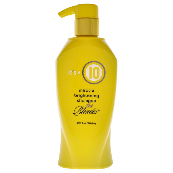 It's A 10 Miracle Brightening Shampoo For Blondes by Its A 10 for Unisex - 10 oz Shampoo