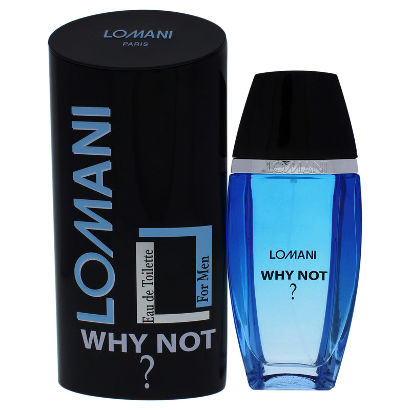 Lomani Lomani Why Not by Lomani for Men - 3.3 oz EDT Spray