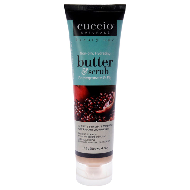 Cuccio Naturale Butter and Scrub - Pomegranate and Fig by Cuccio Naturale for Unisex - 4 oz Scrub