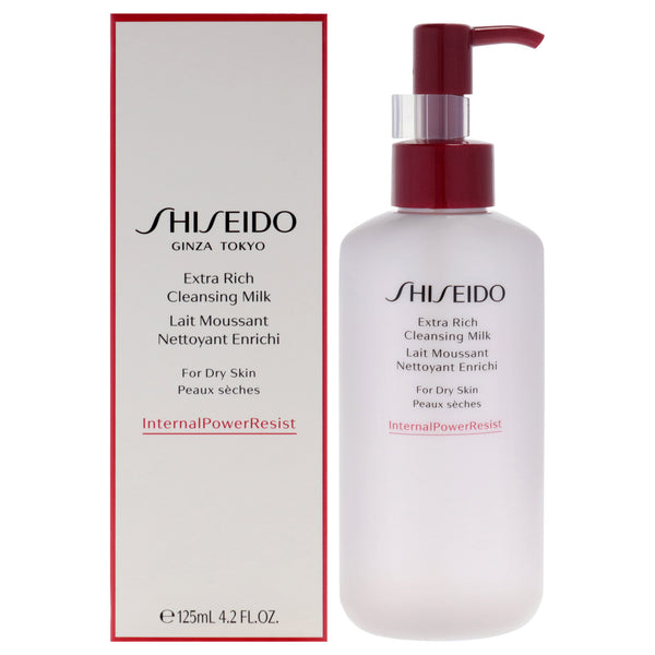 Shiseido Extra Rich Cleansing Milk by Shiseido for Women - 4.2 oz Cleanser
