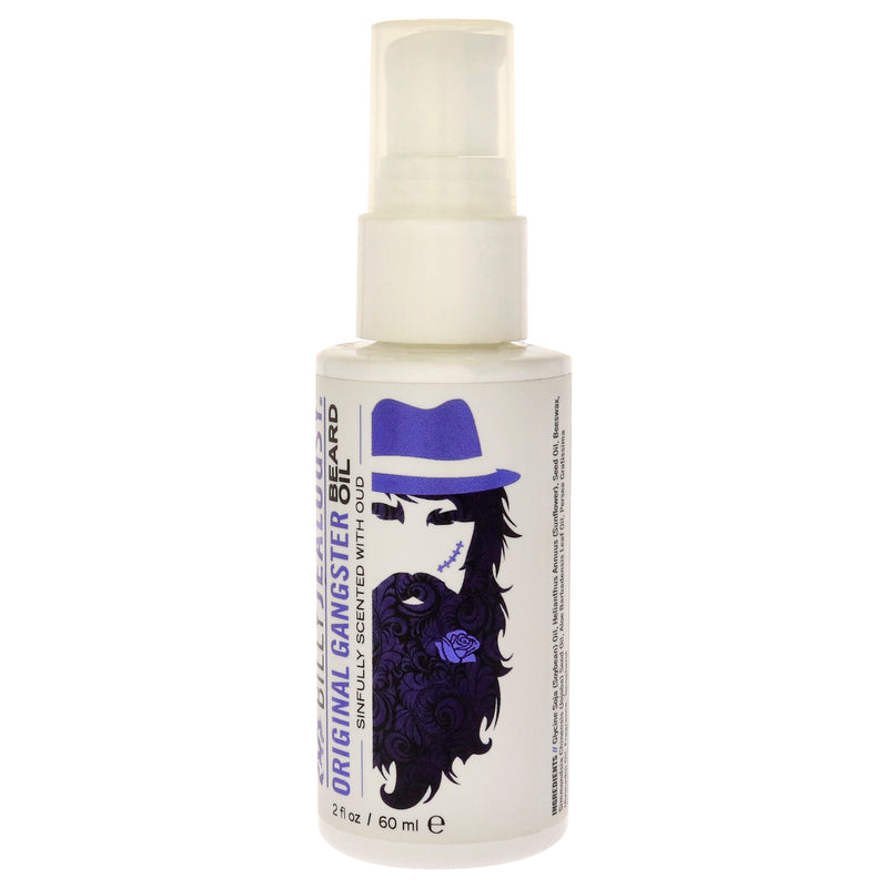 Billy Jealousy Original Gangster Beard Oil by Billy Jealousy for Men - 2 oz Oil