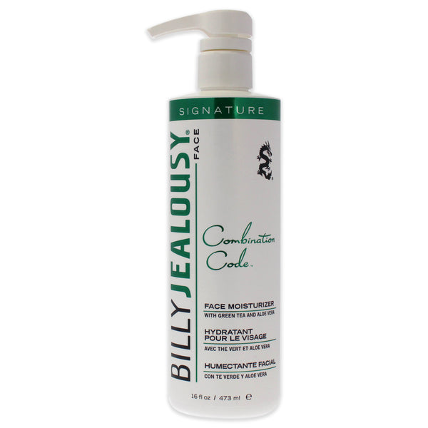 Billy Jealousy Combination Code Face Moisturizer by Billy Jealousy for Men - 16 oz Moisturizer