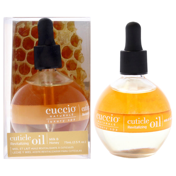 Cuccio Naturale Cuticle Revitalizing Oil - Milk and Honey Manicure by Cuccio Naturale for Unisex - 2.5 oz Oil