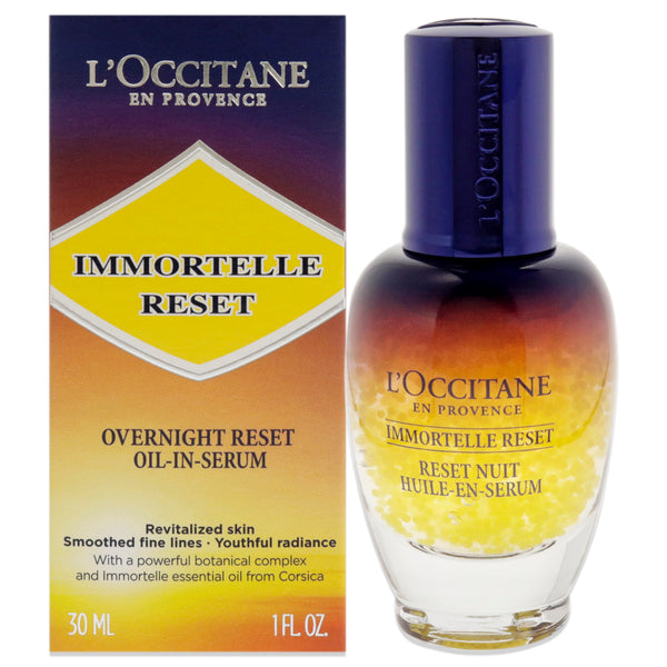 L'Occitane Immortelle Reset Overnight Oil-In Serum by LOccitane for Women - 1 oz Serum