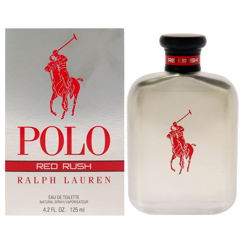Ralph Lauren Polo Red Rush by Ralph Lauren for Men - 4.2 oz EDT Spray
