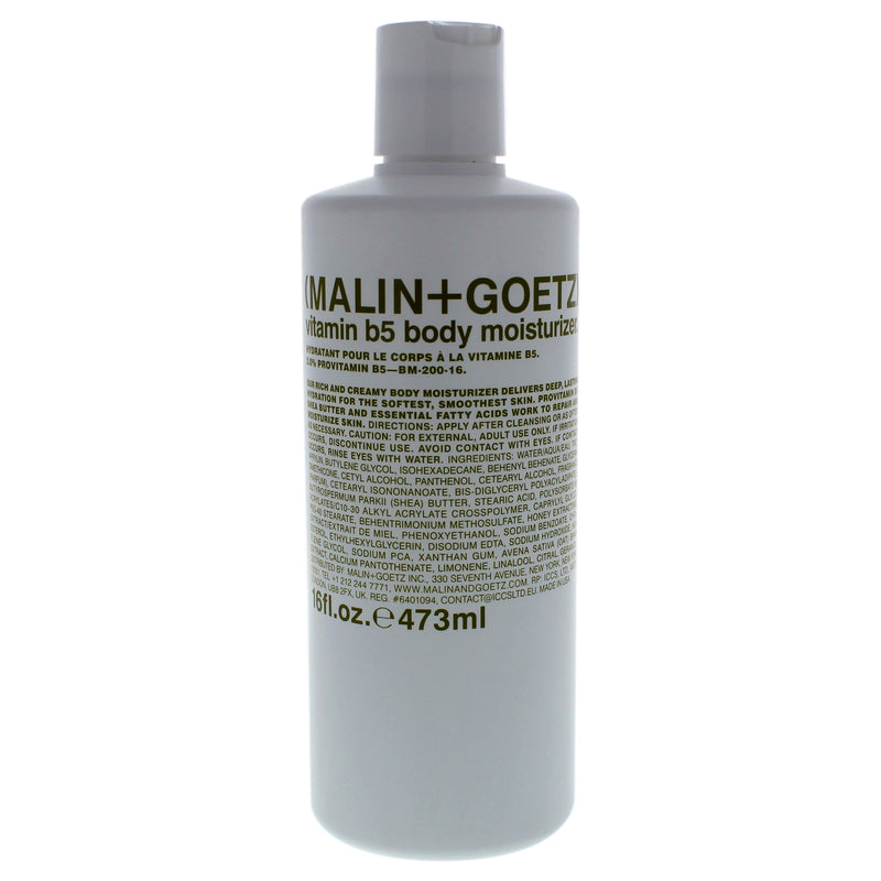 MALIN+GOETZ Vitamin B5 Body Moisturizer by Malin + Goetz for Unisex - 16 oz Body Lotion