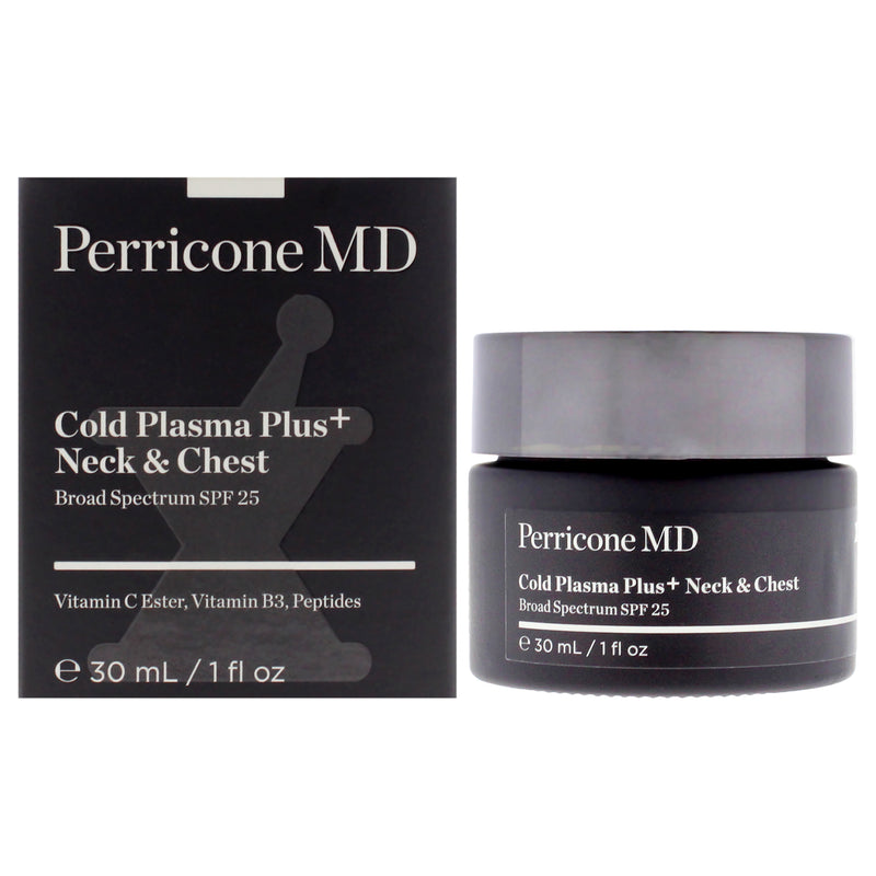 Perricone MD Cold Plasma Plus Neck and Chest SPF 25 by Perricone MD for Unisex - 1 oz Moisturizer