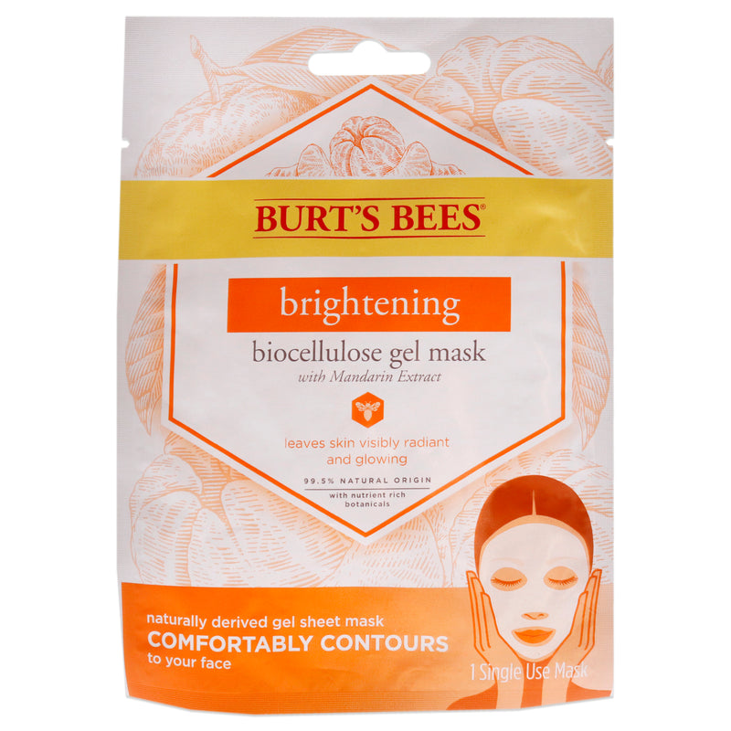 Burt's Bees Brightening Biocellulose Gel Face Mask by Burts Bees for Women - 1 Pc Mask