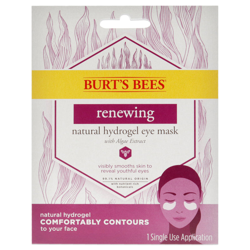 Burt's Bees Renewing Natural Hydrogel Eye Mask by Burts Bees for Women - 1 Pc Mask