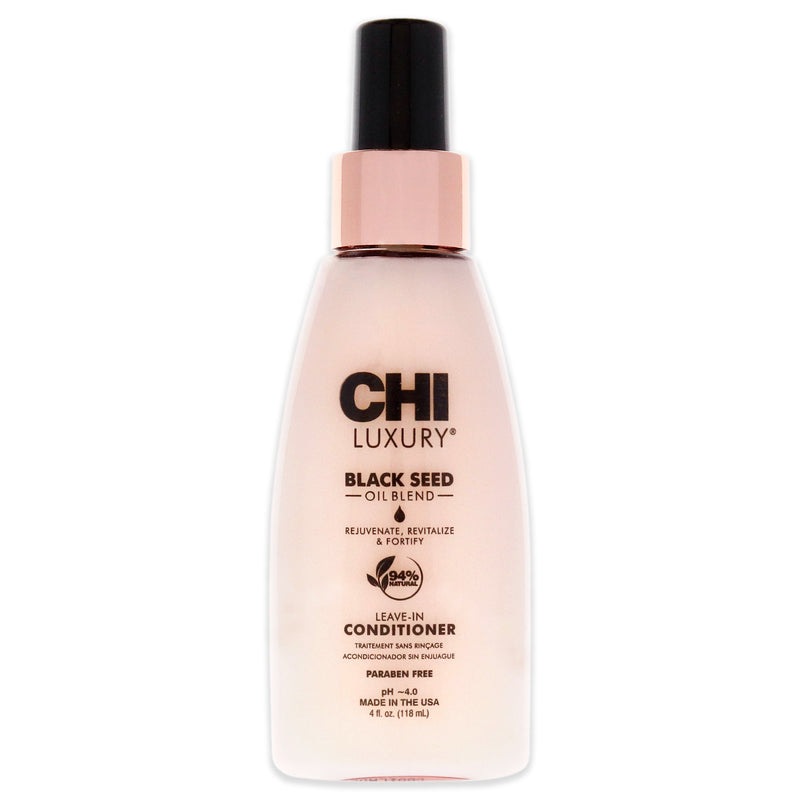 CHI Luxury Black Seed Oil Leave-In Conditioner by CHI for Unisex - 4 oz Conditioner