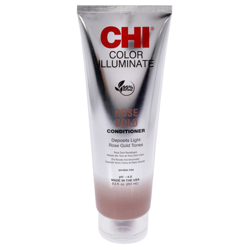 CHI Ionic Color Illuminate Conditioner - Rose Gold by CHI for Unisex - 8.5 oz Conditioner