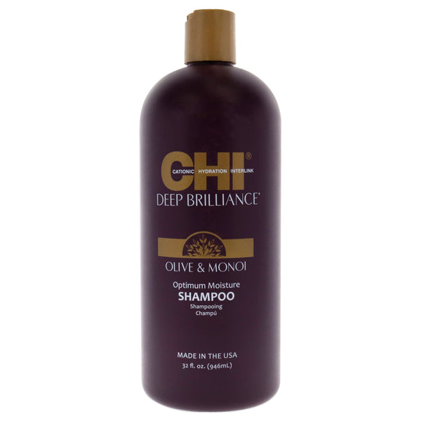 CHI Deep Brilliance Optimum Moisture Shampoo by CHI for Unisex - 32 oz Shampoo