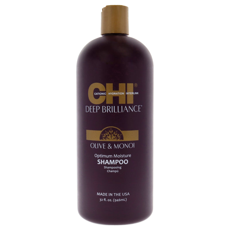 CHI Deep Brilliance Optimum Moisture Shampoo by CHI for Unisex - 32 oz Shampoo