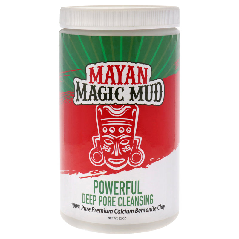 Mayan Magic Mud Powerful Deep Pore Cleansing Calcium Bentonite Clay by Mayan Magic Mud for Unisex - 32 oz Cleanser