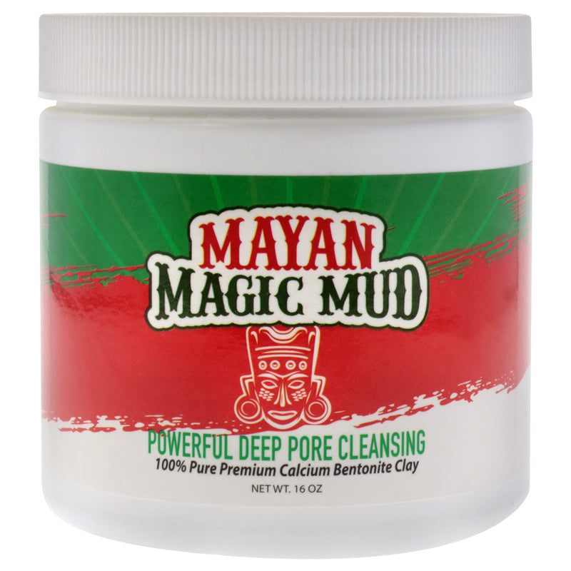 Mayan Magic Mud Powerful Deep Pore Cleansing Calcium Bentonite Clay by Mayan Magic Mud for Unisex - 16 oz Cleanser