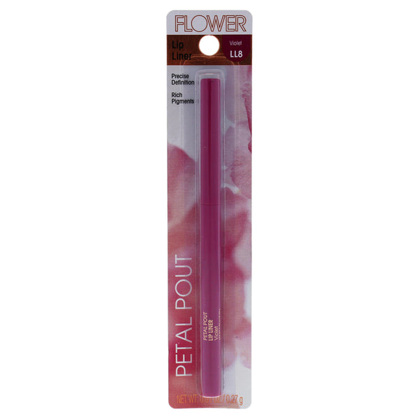 Flower Beauty Petal Pout Lip Liner - LL8 Violet by Flower Beauty for Women - 0.01 oz Lip Liner