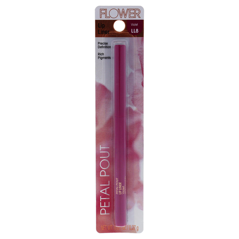 Flower Beauty Petal Pout Lip Liner - LL8 Violet by Flower Beauty for Women - 0.01 oz Lip Liner