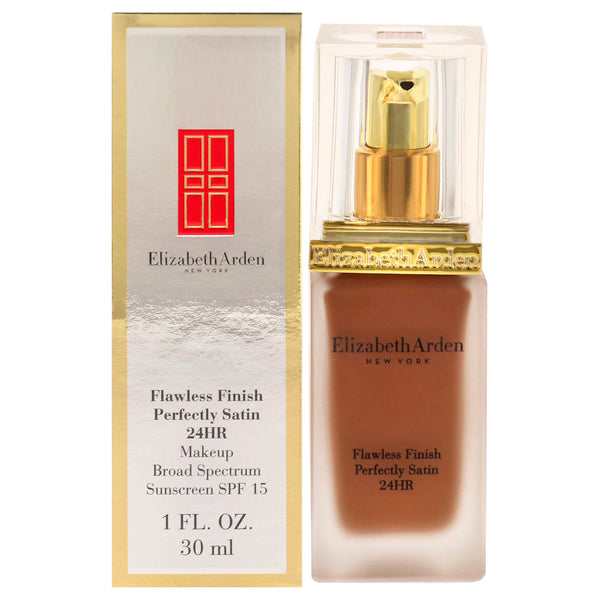 Elizabeth Arden Flawless Finish Perfectly Satin 24HR Makeup SPF 15 - 17 Cocoa by Elizabeth Arden for Women - 1 oz Foundation