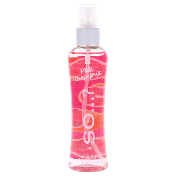 So…? Pink Grapefruit Body Mist by So…? for Women - 3.5 oz Body Mist