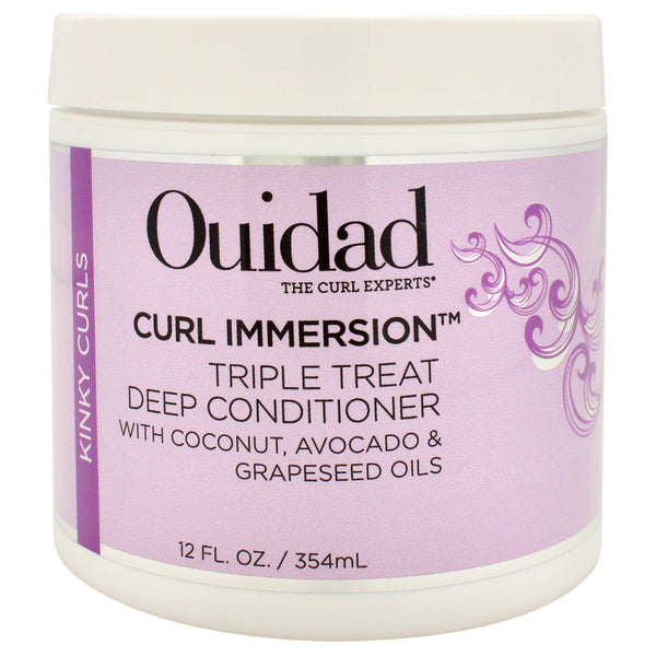 Ouidad Curl Immersion Triple Treat Deep Conditioner by Ouidad for Unisex - 12 oz Conditioner