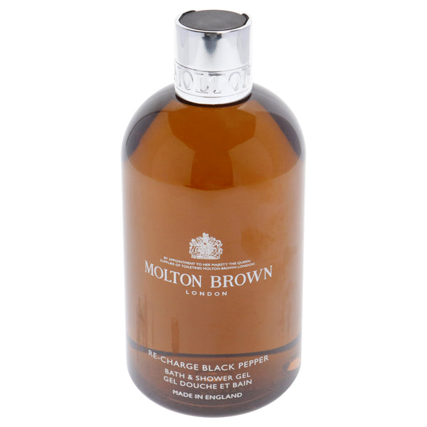 Molton Brown Bath and Shower Gel - Re-charge Black Pepper by Molton Brown for Men - 10 oz Shower Gel