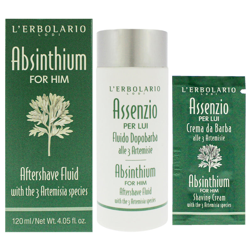 LErbolario After Shave Fluid - Absinthium by LErbolario for Men - 4.05 oz After Shave