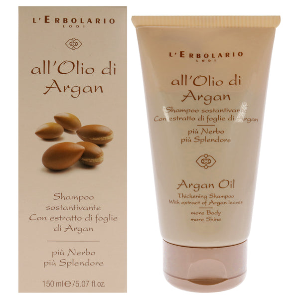 LErbolario Thickening Shampoo - Argan Oil by LErbolario for Unisex - 5.07 oz Shampoo