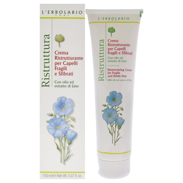 LErbolario Restructuring Cream for Fragile and Brittle Hair by LErbolario for Women - 5.07 oz Cream